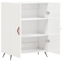 Aparador de madera contrachapada blanco brillante 69,5x34x90 cm de vidaXL, Aparadores - Ref: Foro24-827694, Precio: 82,84 €, ...