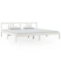 Estructura de cama madera maciza blanco 200x200 cm de vidaXL, Camas y somieres - Ref: Foro24-814905, Precio: 96,65 €, Descuen...