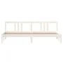 Estructura de cama madera maciza blanco 200x200 cm de vidaXL, Camas y somieres - Ref: Foro24-814905, Precio: 96,65 €, Descuen...