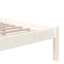 Estructura de cama madera maciza blanco 200x200 cm de vidaXL, Camas y somieres - Ref: Foro24-814905, Precio: 96,65 €, Descuen...