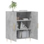 Aparador de madera de ingeniería gris hormigón 69,5x34x90 cm de vidaXL, Aparadores - Ref: Foro24-827712, Precio: 69,44 €, Des...