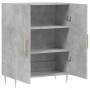 Aparador de madera de ingeniería gris hormigón 69,5x34x90 cm de vidaXL, Aparadores - Ref: Foro24-827712, Precio: 69,44 €, Des...
