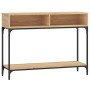 Mesa consola madera de ingeniería roble Sonoma 100x30,5x75 cm en Mesas auxiliares | Comprar online en Foru.es