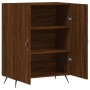 Aparador de madera de ingeniería marrón roble 69,5x34x90 cm de vidaXL, Aparadores - Ref: Foro24-827699, Precio: 89,39 €, Desc...