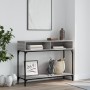 Mesa consola madera de ingeniería gris Sonoma 100x30,5x75 cm en Mesas auxiliares | Comprar online en Foru.es