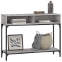 Mesa consola madera de ingeniería gris Sonoma 100x30,5x75 cm en Mesas auxiliares | Comprar online en Foru.es