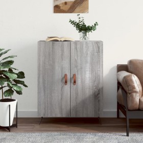 Aparador de madera de ingeniería gris Sonoma 69,5x34x90 cm de vidaXL, Aparadores - Ref: Foro24-827698, Precio: 78,36 €, Descu...