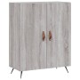 Aparador de madera de ingeniería gris Sonoma 69,5x34x90 cm de vidaXL, Aparadores - Ref: Foro24-827698, Precio: 78,36 €, Descu...