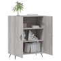 Aparador de madera de ingeniería gris Sonoma 69,5x34x90 cm de vidaXL, Aparadores - Ref: Foro24-827698, Precio: 78,36 €, Descu...