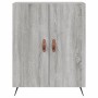 Aparador de madera de ingeniería gris Sonoma 69,5x34x90 cm de vidaXL, Aparadores - Ref: Foro24-827698, Precio: 78,36 €, Descu...