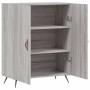 Aparador de madera de ingeniería gris Sonoma 69,5x34x90 cm de vidaXL, Aparadores - Ref: Foro24-827698, Precio: 78,36 €, Descu...
