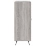 Aparador de madera de ingeniería gris Sonoma 69,5x34x90 cm de vidaXL, Aparadores - Ref: Foro24-827698, Precio: 78,36 €, Descu...