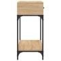 Mesa consola madera de ingeniería roble Sonoma 100x34,5x75 cm en Mesas auxiliares | Comprar online en Foru.es