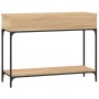 Mesa consola madera de ingeniería roble Sonoma 100x34,5x75 cm en Mesas auxiliares | Comprar online en Foru.es