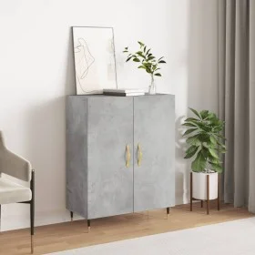 Concrete gray engineered wood sideboard 69.5x34x90 cm by vidaXL, Sideboards - Ref: Foro24-827704, Price: 74,66 €, Discount: %