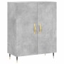 Aparador de madera de ingeniería gris hormigón 69,5x34x90 cm de vidaXL, Aparadores - Ref: Foro24-827704, Precio: 75,58 €, Des...