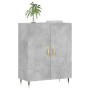 Aparador de madera de ingeniería gris hormigón 69,5x34x90 cm de vidaXL, Aparadores - Ref: Foro24-827704, Precio: 75,58 €, Des...