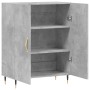 Aparador de madera de ingeniería gris hormigón 69,5x34x90 cm de vidaXL, Aparadores - Ref: Foro24-827704, Precio: 75,58 €, Des...