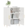 Aparador de madera contrachapada blanco brillante 69,5x34x90 cm de vidaXL, Aparadores - Ref: Foro24-827710, Precio: 90,65 €, ...