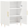 Aparador de madera contrachapada blanco brillante 69,5x34x90 cm de vidaXL, Aparadores - Ref: Foro24-827710, Precio: 90,65 €, ...