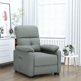 Sillón reclinable eléctrico de tela gris oscuro en Sillones | Comprar online en Foru.es