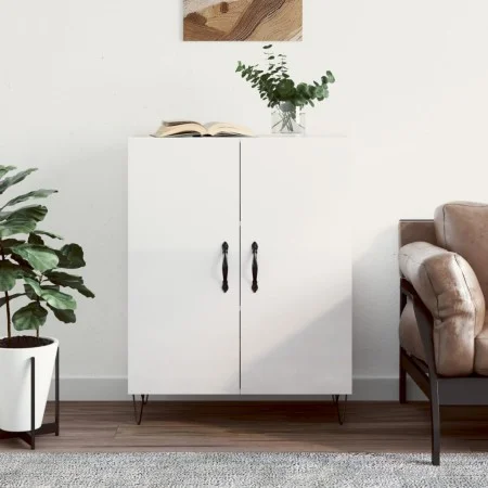 Aparador de madera contrachapada blanco brillante 69,5x34x90 cm de vidaXL, Aparadores - Ref: Foro24-827718, Precio: 80,45 €, ...