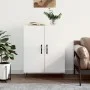 Aparador de madera contrachapada blanco brillante 69,5x34x90 cm de vidaXL, Aparadores - Ref: Foro24-827718, Precio: 80,45 €, ...