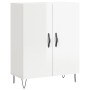 Aparador de madera contrachapada blanco brillante 69,5x34x90 cm de vidaXL, Aparadores - Ref: Foro24-827718, Precio: 81,47 €, ...