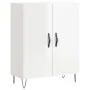 Aparador de madera contrachapada blanco brillante 69,5x34x90 cm de vidaXL, Aparadores - Ref: Foro24-827718, Precio: 80,45 €, ...