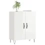 Hochglanzweißes Sperrholz-Sideboard 69,5 x 34 x 90 cm von vidaXL, Sideboards - Ref: Foro24-827718, Preis: 80,45 €, Rabatt: %
