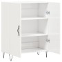 Aparador de madera contrachapada blanco brillante 69,5x34x90 cm de vidaXL, Aparadores - Ref: Foro24-827718, Precio: 81,47 €, ...