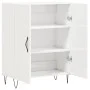 Aparador de madera contrachapada blanco brillante 69,5x34x90 cm de vidaXL, Aparadores - Ref: Foro24-827718, Precio: 80,45 €, ...