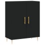 Aparador de madera de ingeniería negro 69,5x34x90 cm de vidaXL, Aparadores - Ref: Foro24-827709, Precio: 77,38 €, Descuento: %