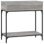 Mesa consola madera de ingeniería gris Sonoma 75x34,5x75 cm en Mesas auxiliares | Comprar online en Foru.es