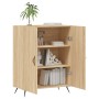 Aparador de madera de ingeniería roble Sonoma 69,5x34x90 cm de vidaXL, Aparadores - Ref: Foro24-827695, Precio: 76,71 €, Desc...