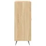 Sonoma Oak Engineered Wood Sideboard 69.5x34x90 cm by vidaXL, Sideboards - Ref: Foro24-827695, Price: 75,76 €, Discount: %