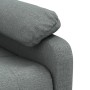 Sillón reclinable eléctrico de tela gris oscuro en Sillones | Comprar online en Foru.es