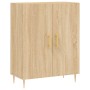 Aparador de madera de ingeniería roble Sonoma 69,5x34x90 cm de vidaXL, Aparadores - Ref: Foro24-827711, Precio: 80,66 €, Desc...