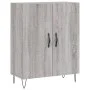 Aparador de madera de ingeniería gris Sonoma 69,5x34x90 cm de vidaXL, Aparadores - Ref: Foro24-827722, Precio: 75,83 €, Descu...