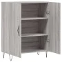 Aparador de madera de ingeniería gris Sonoma 69,5x34x90 cm de vidaXL, Aparadores - Ref: Foro24-827722, Precio: 75,83 €, Descu...