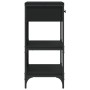Mesa consola madera de ingeniería negro 75x34,5x75 cm en Mesas auxiliares | Comprar online en Foru.es