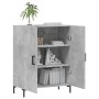 Aparador de madera de ingeniería gris hormigón 69,5x34x90 cm de vidaXL, Aparadores - Ref: Foro24-827728, Precio: 77,59 €, Des...
