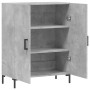 Aparador de madera de ingeniería gris hormigón 69,5x34x90 cm de vidaXL, Aparadores - Ref: Foro24-827728, Precio: 77,59 €, Des...