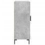 Aparador de madera de ingeniería gris hormigón 69,5x34x90 cm de vidaXL, Aparadores - Ref: Foro24-827728, Precio: 77,59 €, Des...
