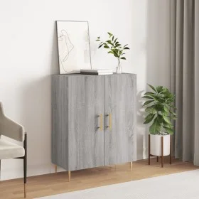 Aparador de madera de ingeniería gris Sonoma 69,5x34x90 cm de vidaXL, Aparadores - Ref: Foro24-827714, Precio: 77,90 €, Descu...