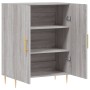 Aparador de madera de ingeniería gris Sonoma 69,5x34x90 cm de vidaXL, Aparadores - Ref: Foro24-827714, Precio: 80,37 €, Descu...