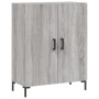Aparador de madera de ingeniería gris Sonoma 69,5x34x90 cm de vidaXL, Aparadores - Ref: Foro24-827730, Precio: 79,40 €, Descu...