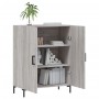 Aparador de madera de ingeniería gris Sonoma 69,5x34x90 cm de vidaXL, Aparadores - Ref: Foro24-827730, Precio: 79,40 €, Descu...