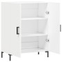 Aparador de madera de ingeniería blanco 69,5x34x90 cm de vidaXL, Aparadores - Ref: Foro24-827724, Precio: 79,40 €, Descuento: %
