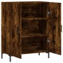 Aparador de madera de ingeniería roble ahumado 69,5x34x90 cm de vidaXL, Aparadores - Ref: Foro24-827729, Precio: 81,94 €, Des...